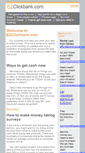 Mobile Screenshot of ezclickbank.com